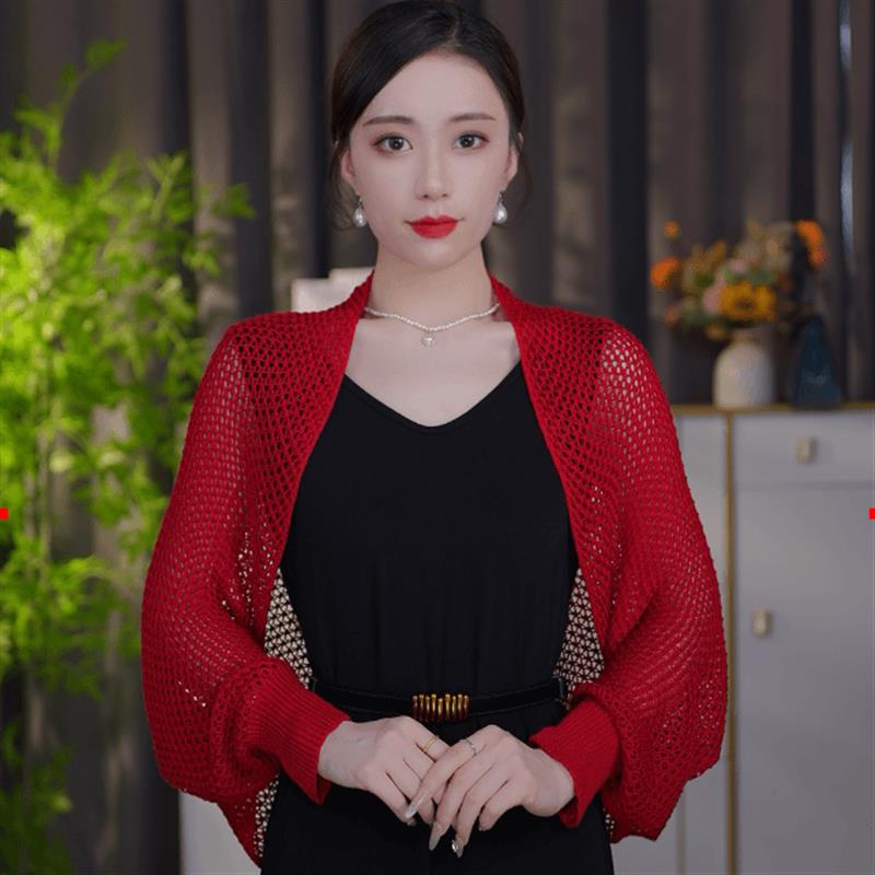 새로운 블렌디드 여름과 가을 니트 숄 다재다능한 스타일 패셔너블한 여성용 롱