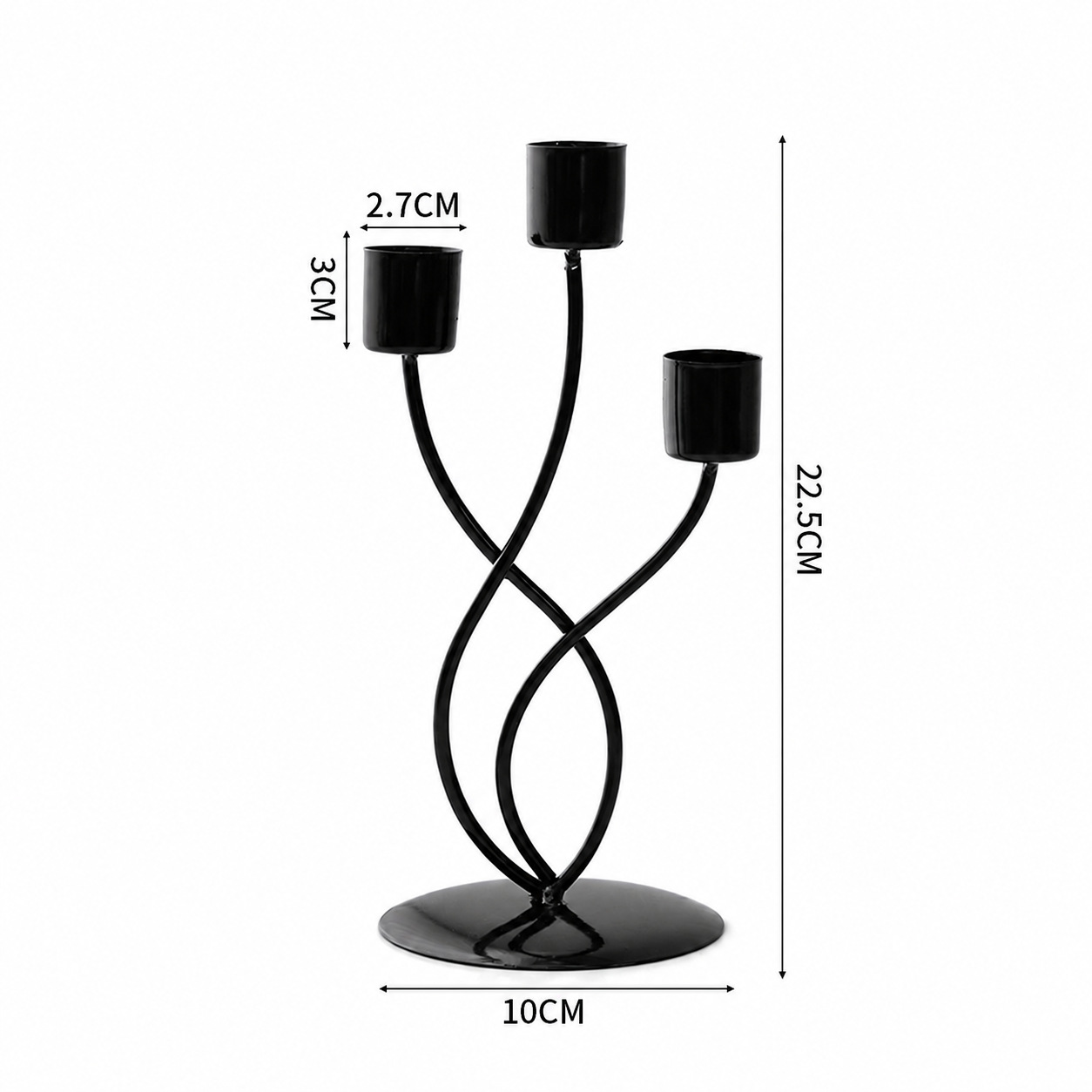 Candelabro de Hierro de Mesa Estilo Europeo para Cena Romántica y Sala de Estar image 12