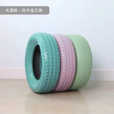 Non-industrial tires – equipment, camouflage tires, outdoor - 3-connectionsthe-macarons-are-fixed-together