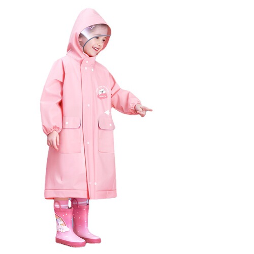 Beimei Children's Raincoat Wholesale Kindergarten Primary School Bag Raincoat Girls Baby Full Body Raincoat