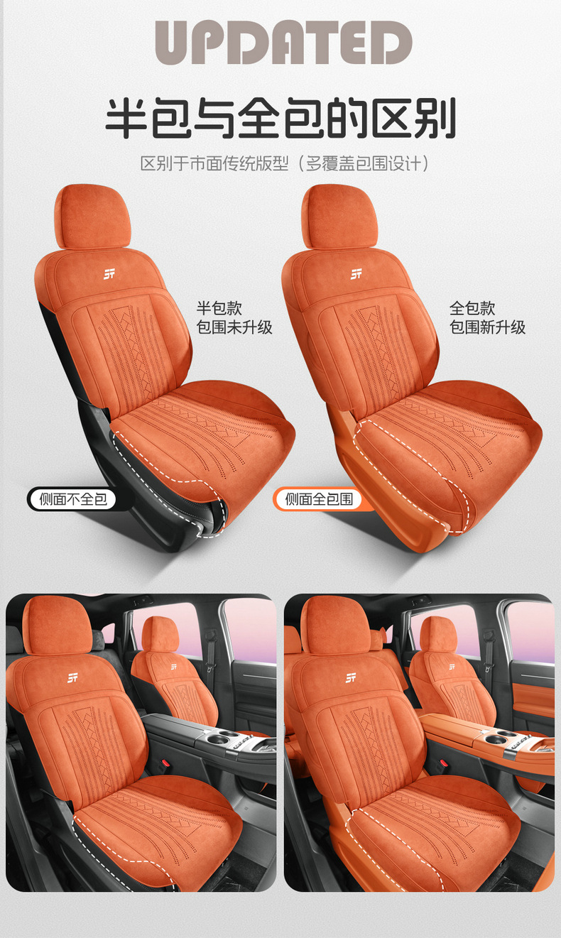 25 Models of Jietu Shanhai L7Plus Seat Covers, Car Seat Cushions, Suede Four-Season Universal Seat Covers, Special Car Supplies