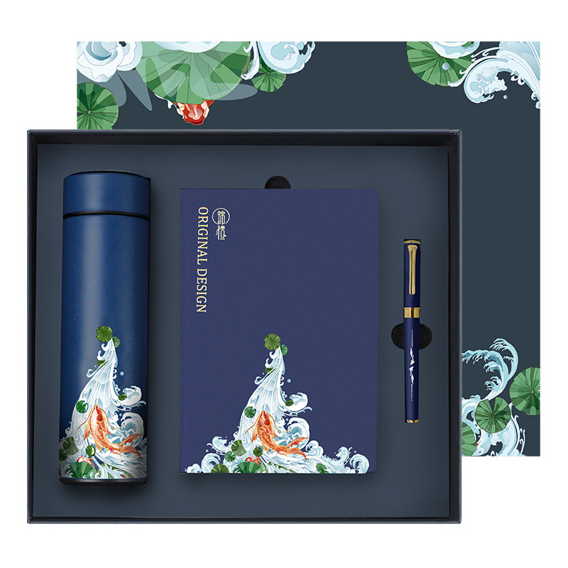 商务礼品送客户公司年会结婚伴手礼实用礼物保温杯套装定印制logo