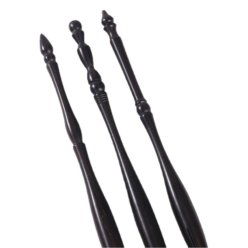 Cross-border solid wood rod dip pen novice cartoon round flower body practice round head English calligraphy pen factory wholesale