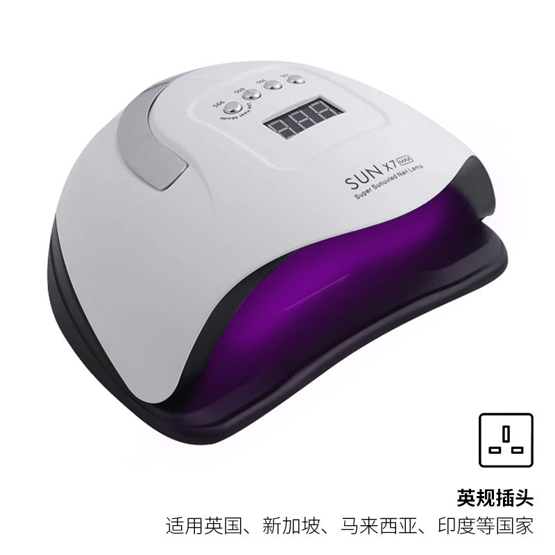 Lámpara de Fototerapia de Alta Potencia Transfronteriza sunx7max, Lámpara de Uñas Portátil, Herramienta de Manicura, Lámpara UV para Curar Uñas