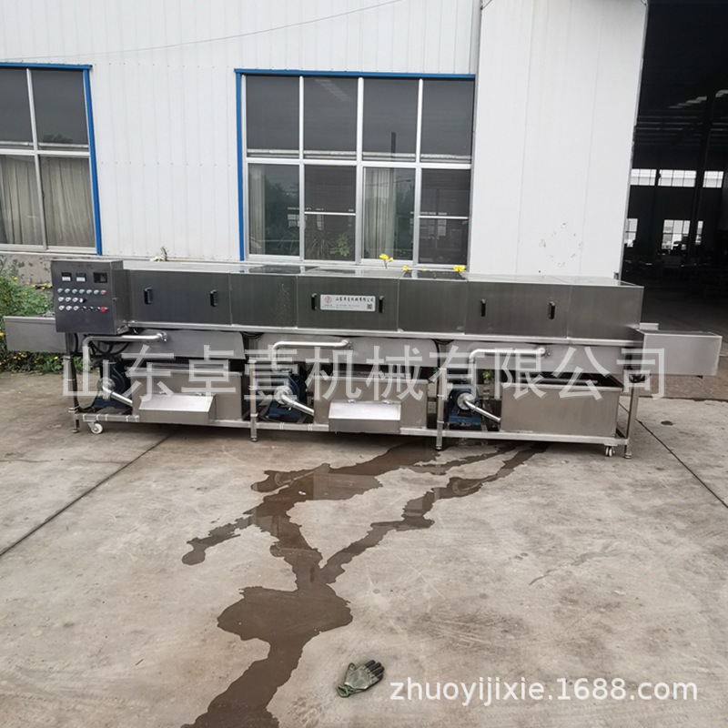 周转筐清洗机海鲜筐塑料筐生鲜筐清洗设备餐盘鸡蛋托盘清洗风干线