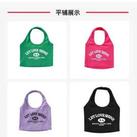 【批发】女童夏季背心露背短款T恤女宝宝时尚舞蹈服无袖夏装上衣