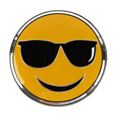 Zhongwang medium mesh round logo car universal - sunglasses-facial-expression-bag