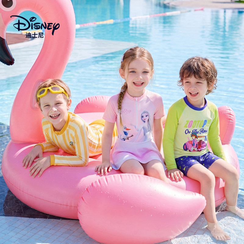 2026 New Disney Children's Long-Sleeved Swimsuit for Boys and Girls, Soft, High-Elastic, Quick-Drying, Breathable, Suitable for Hot Springs 2026 New Disney Children's Long-Sleeved Swimsuit for Boys and Girls, Soft, High-Elastic, Quick-Drying, Breathable, Suitable for Hot Springs
