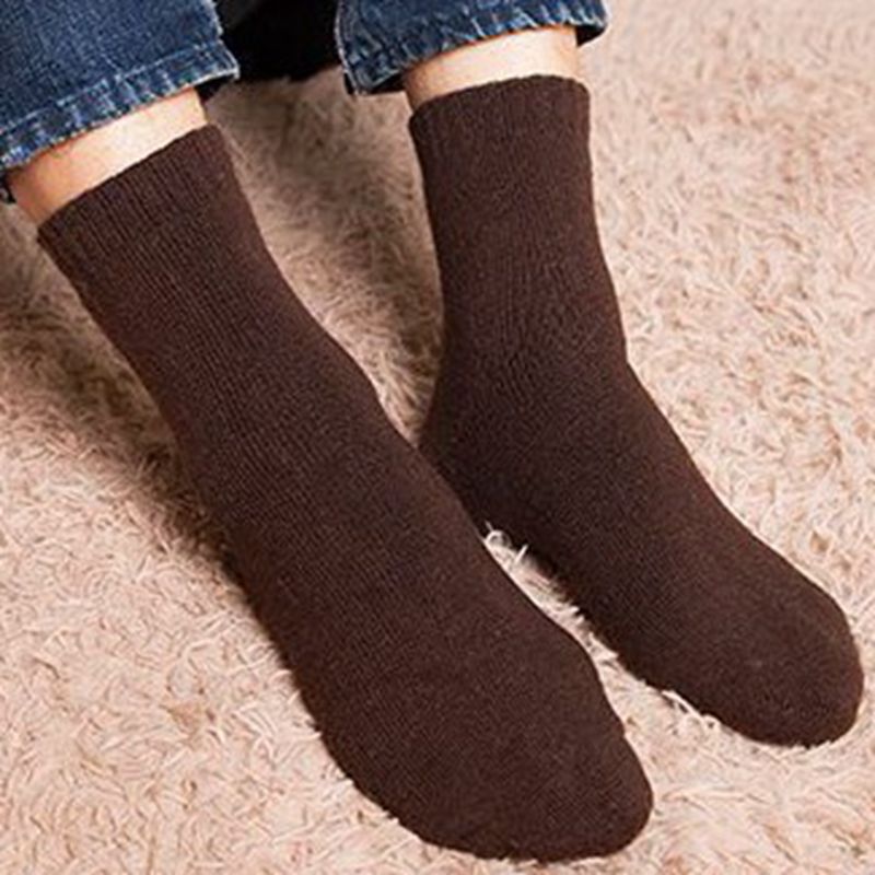 1 par de lote súper gruesos calcetines de lana de invierno cálido grueso calcetines de lana hombres forrado de lana gruesa Terry calcetines al por mayor
