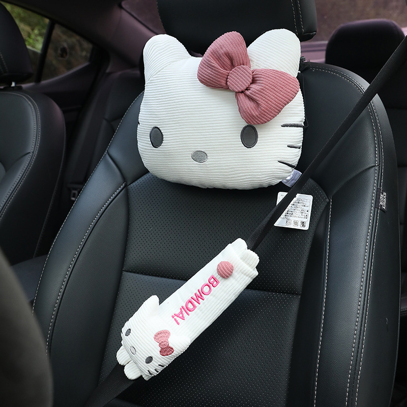 Cartoon cute universal neck pillow for car
