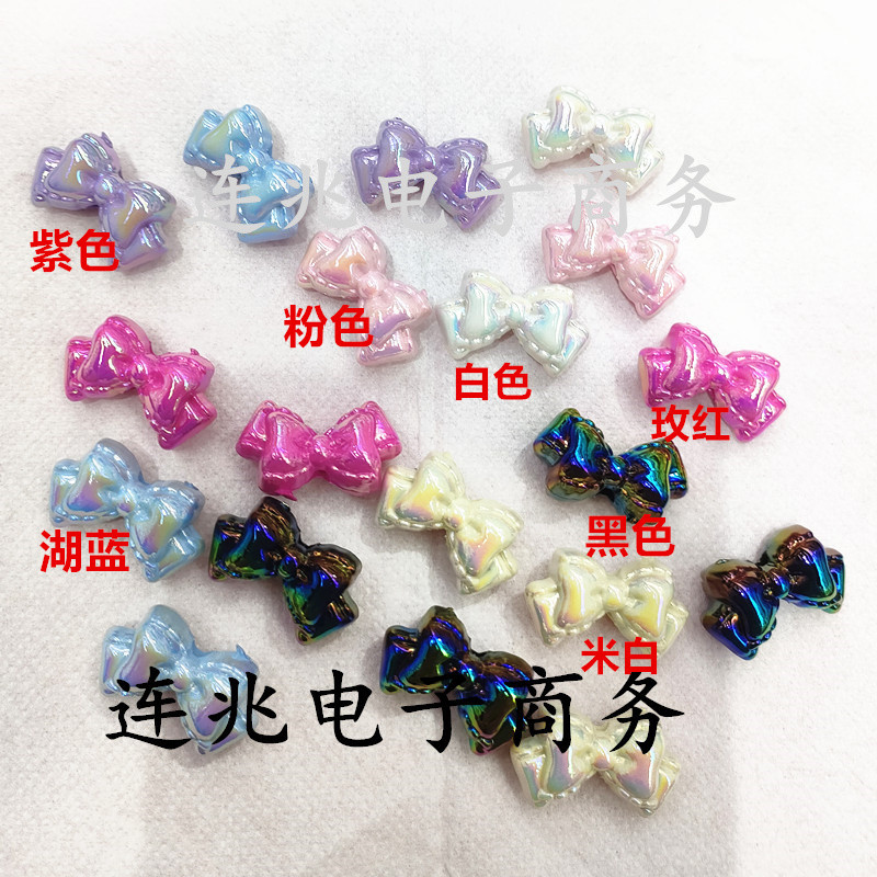 アクリルの実色のリボンの縦穴のビーズDIYの震え音の生放送の携帯電話の縄のキーはペンの部品を掛けます。