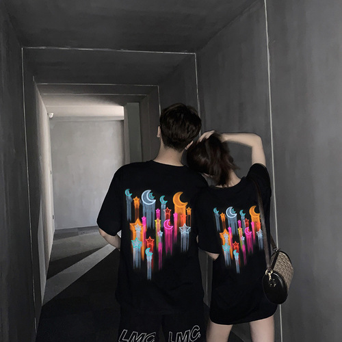 Parent-child summer clothing, short-sleeved T-shirts, whole family mother-in-law, mother-in-law and baby clothes, family of three, four, hundred-day baby photo