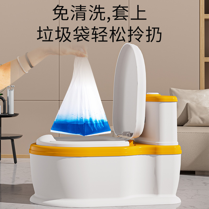 Fuente Fábrica Música de simulación Inodoro para niños Inodoro de simulación para bebés Número ampliado Entrenamiento del urinario para niños y niñas