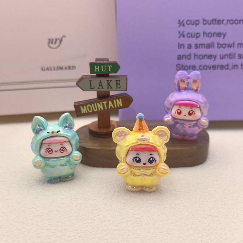 電気メッキいたずらハグブラインドバッグかわいい diy ジュエリーペンダントデスクトップ車の装飾品樹脂アクセサリー卸売|undefined