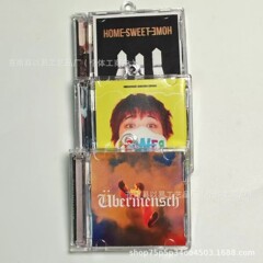 日本と韓国のミニ NFC 音楽レコード CD ディスクキーホルダーコンサートアルバムスターペンダント周辺アクリル