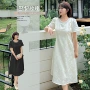 碎花法式大码a0108女裙