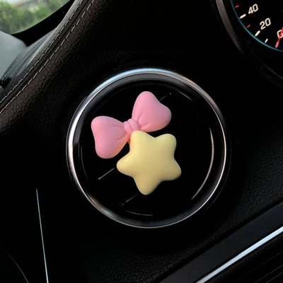Car Perfume Aromatherapy – pig Princess car aromatherapy car - light-pink-butterfly-stars