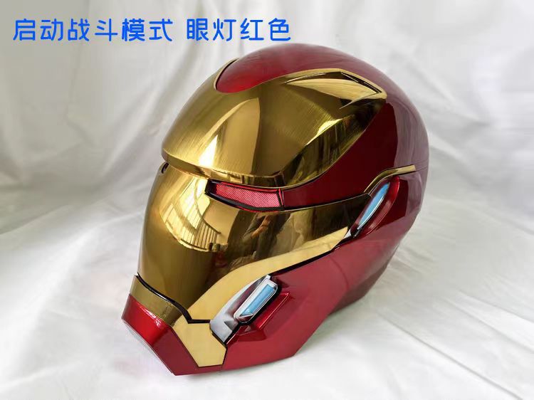Spot Iron Man Casco 1/1MK50 Ark Reactor puede usar luz de pecho modelo adornos accesorios al por mayor