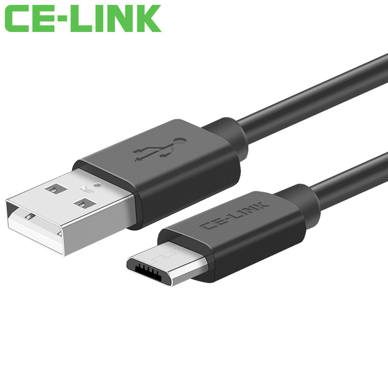 CE-LINK 数据线Micro USB2A适用于华为1米充电线安卓手机充电线