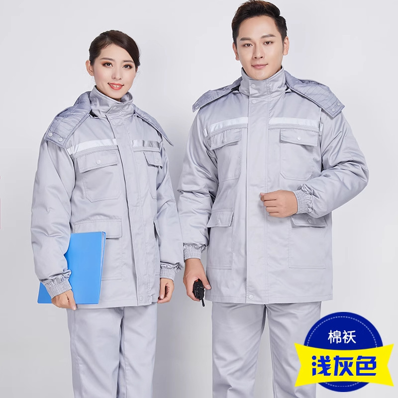 invierno antiestático ropa de trabajo chaqueta de algodón estación de servicio de petróleo y petroquímico ropa de algodón construcción de gas explosión ropa de algodón química