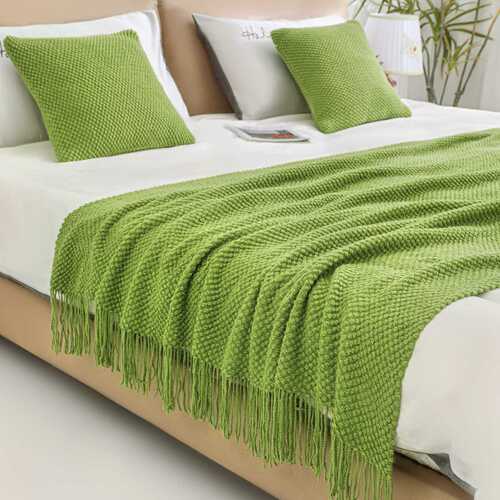 Sofa blanket Instagram style blanket office nap blanket throw blanket air conditioner cover blanket B&B decoration bed tail band