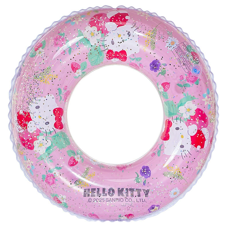 Sanrio, genuine nail sequins, children's inflatable swimming ring PVC, increased thickness