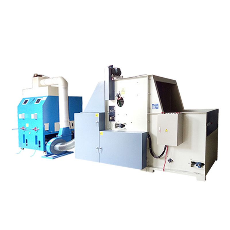 Máquina de llenado de algodón de peluche de juguete de peluche semiautomático almohada espalda cojín PP algodón apertura máquina automática de llenado de algodón fabricante de la máquina