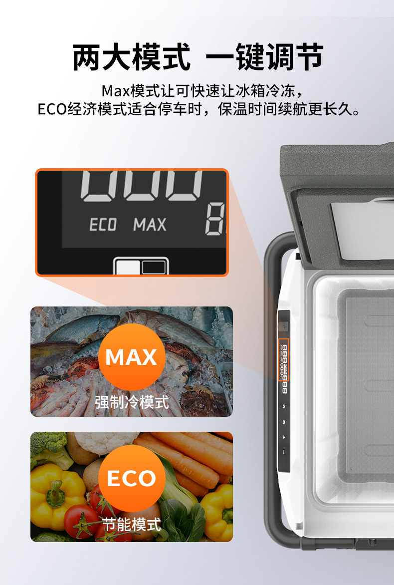 Ice Tiger Compressor Car Refrigerator Car Home Dual-use Refrigeration 12v24v Portable EZGW41 Dormitory Small Refrigerator