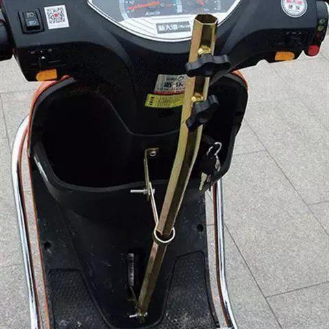Electric Vehicle Sunshade Umbrella Stand, Motorcycle Umbrella Holder, Electric Motorcycle Umbrella Stand, Electric Scooter Double-Tube Umbrella Stand