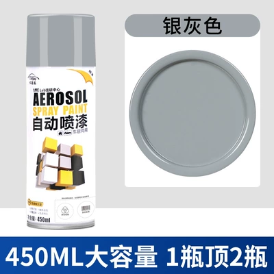 Avtomobil boyası black and white graffiti - 125-silver-gray-450mlbottle-spray-paint