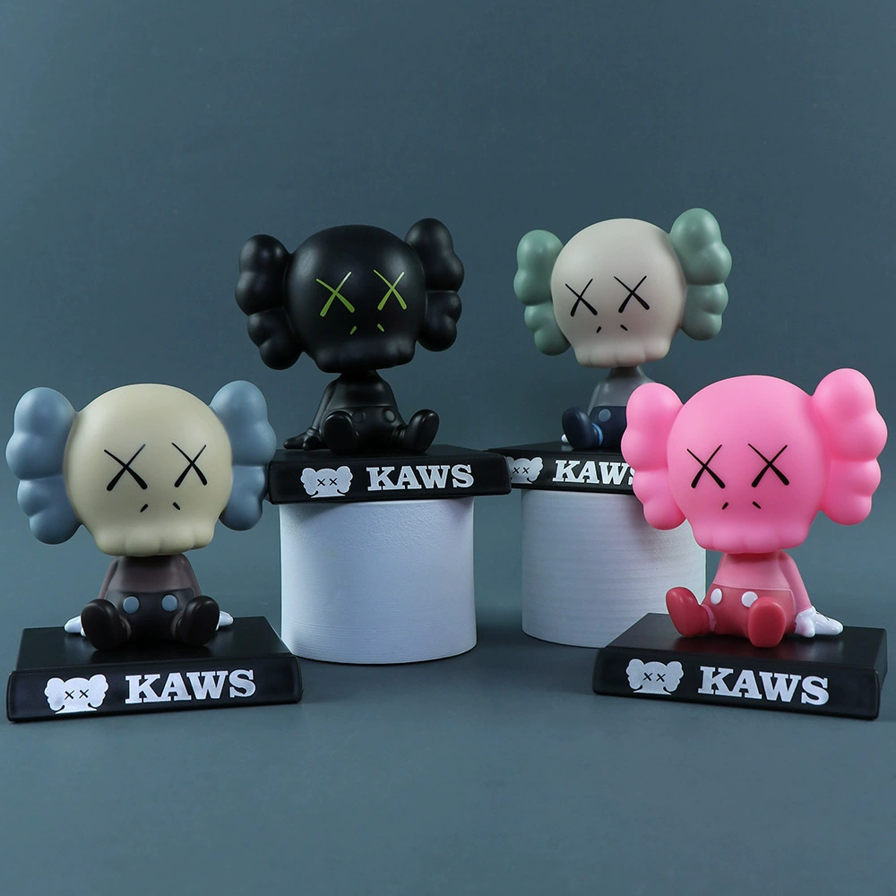 Кос KAWS Coses ручной росписью красная тенденционная кукла-автомобильная декорация креативная личность, интерьерная подставка