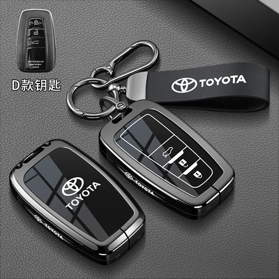 RAV4, Avalon, Frontlander, Corolla | Car key bag - toyota-a-model-3-button-piano-blackpiano-blackk-model-black-strap-buckle