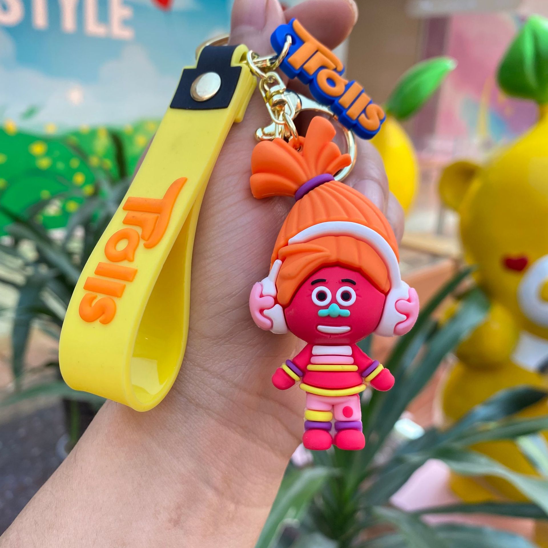 Cruz-Frontera de dibujos animados magia Elf muñeca llavero colgante bolsa coche adornos muñeca máquina pequeño regalo al por mayor