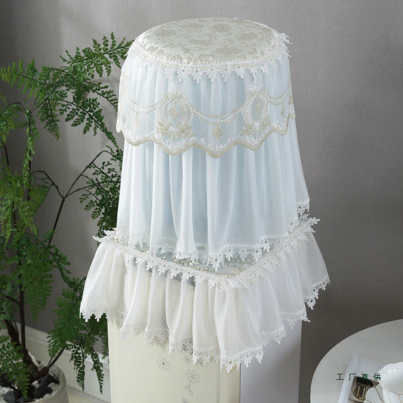 饮水机套防尘罩蕾丝饮水机罩两件套饮水机桶罩家用水桶罩简约现代