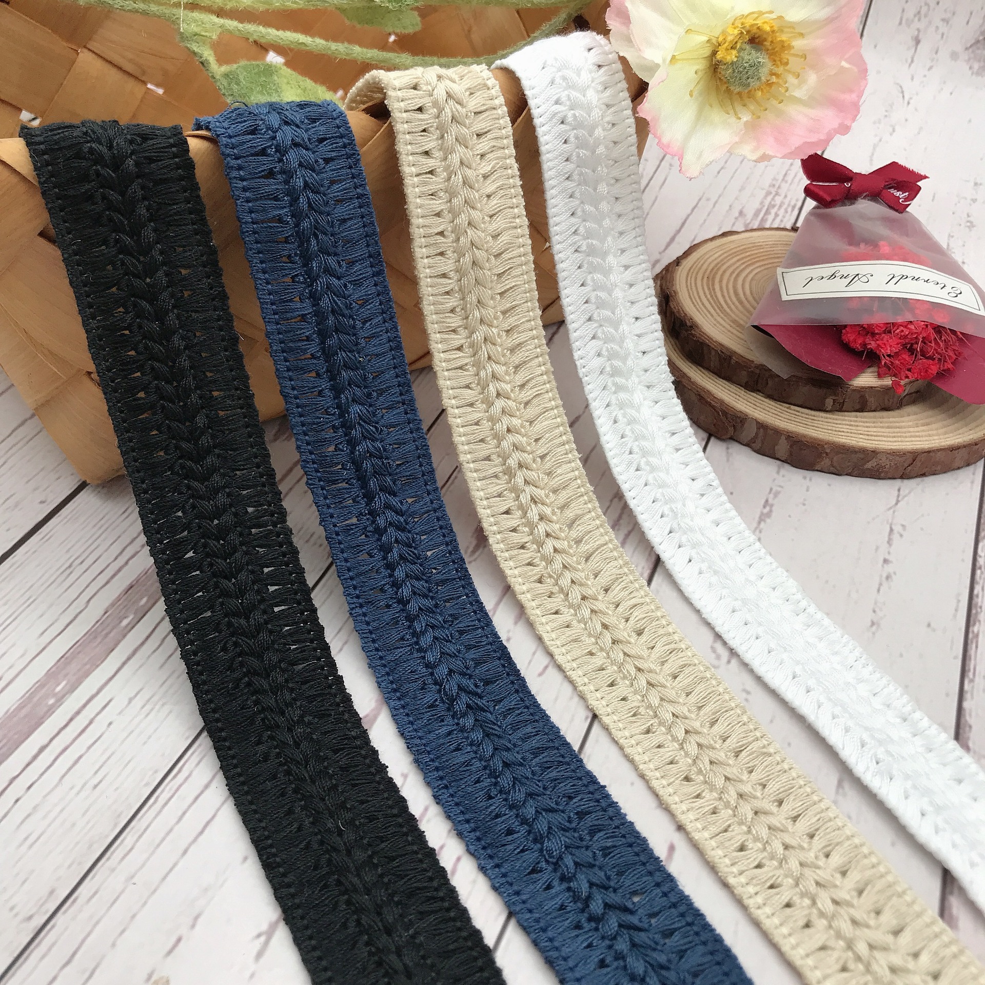 新品3厘米宽编织双边加厚棉流苏织带布带包边条布料布条排须装饰-阿里巴巴