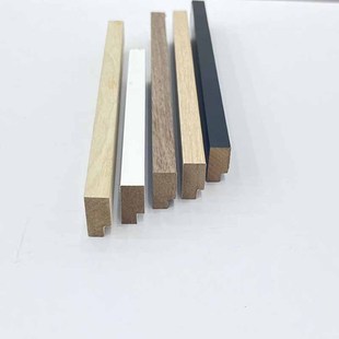 Wood-based Panel Cover Film-coated Photo Frame Line Nordic Simple Photo Frame Set Table Line Mounted Photo Frame Line Frame