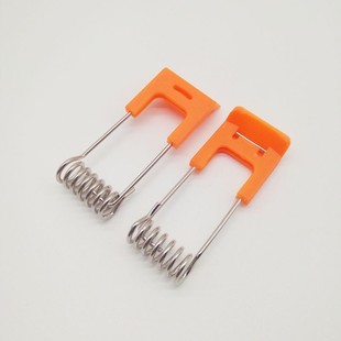 Lighting Snap Spring with 7 Turns, Orange, Ceiling Light Embedded Metal Fixing Downlight Clip 45mm in Stock