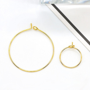 �~�18K���9�ֈAȦ��Ȧ 14K����ɫ���ֶ��h DIY����Ʒ���
