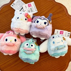 漫画かわいいハロウィーン幽霊キャンディシリーズクロミメッティ醜い魚ぬいぐるみペンダント少女心プレゼント