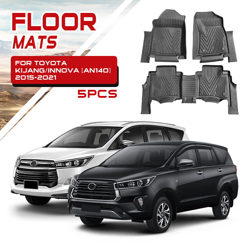 Adecuado para Toyota Innova Kijang, timón derecho, alfombrilla especial para automóvil, alfombrilla impermeable 5D TPE