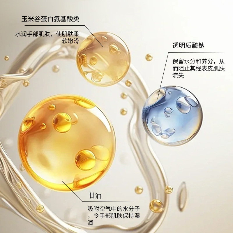 Hanji Xiaopangdun Fragrance Hand Cream Set Box 40g*4 Count Anti-Dry Crack Gift Hand Cream Set Wholesale