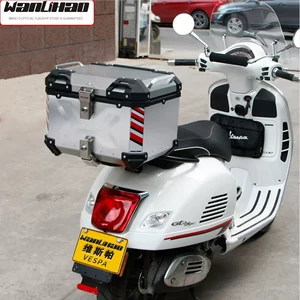 E70 Wanlihao Vespa GTS300 motosiklet alüminium ərintisi arxa qutusu, elektrikli nəqliyyat vasitəsi baqajı