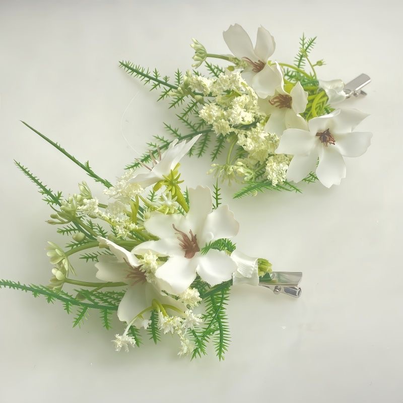 숲 스타일 사이드 클립 한 쌍