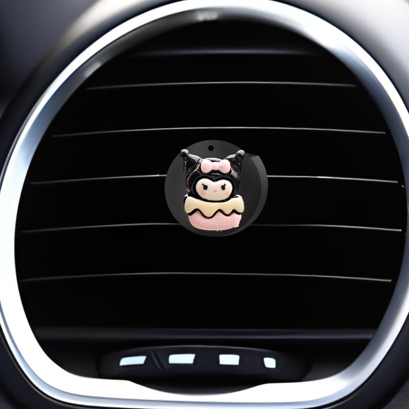 Clip de salida de aire para automóvil, aromaterapia creativa brillante, perfume para automóvil, decoración de dibujos animados, suministros de decoración, suministros para automóvil