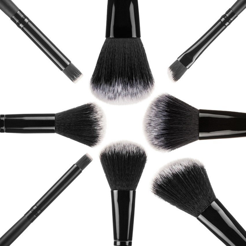 32 conjuntos de cepillo de maquillaje negro cepillo de sombra de ojos cepillo de blush cepillo de maquillaje de mango de madera un conjunto completo de cepillo de maquillaje cepillo de maquillaje