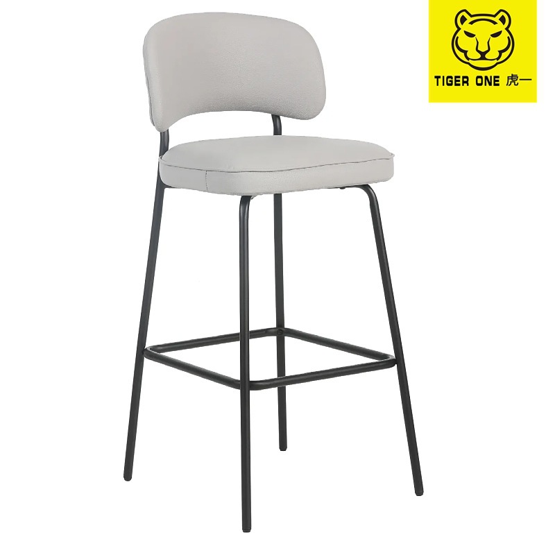 跨境铁艺酒吧椅靠背咖啡厅高脚凳手机店奶茶店咖啡店吧台凳批发