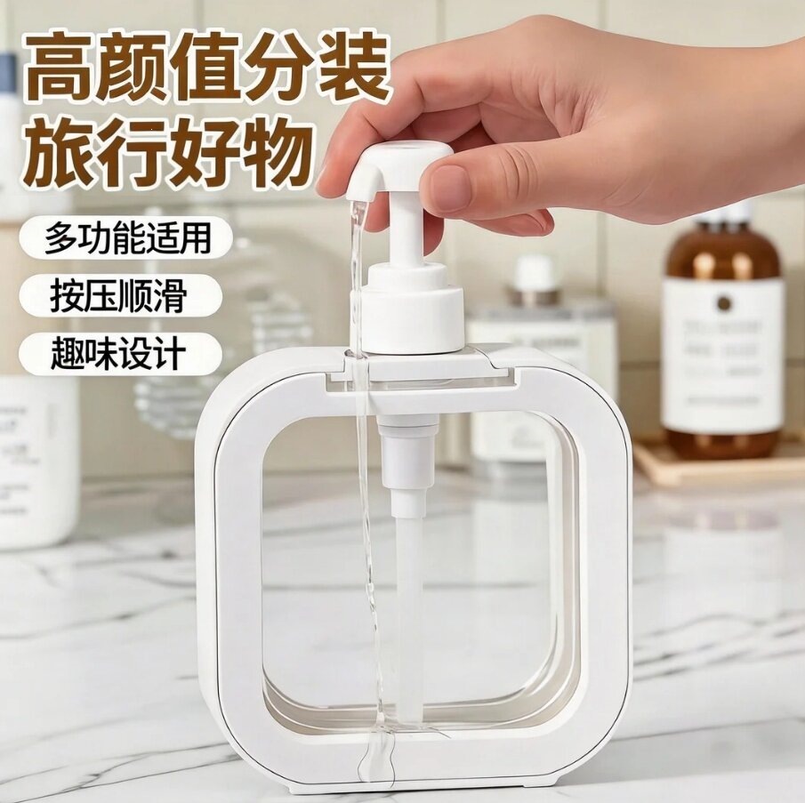 Detergente botella dividida champú botella vacía detergente botella espumante botella de lavandería botella espumante botella de desinfectante de manos botella de espuma de gel de baño