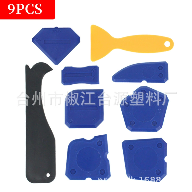 Набор инструментов для уплотнения, набор из девяти предметов, угловой скребок Инь и Ян, косметический швейный инструмент, средство для удаления герметика