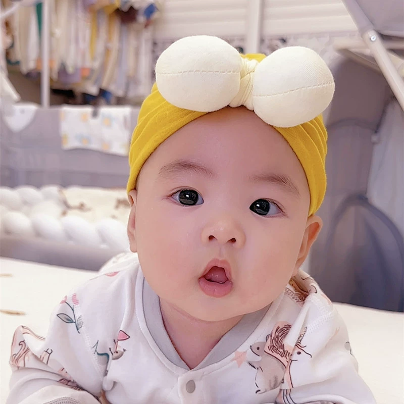 [Детская поездка] Детская шапка Весна Лето Осень Зима тонкая шапка для новорожденных От 0 до 2 лет новорожденного родничок
