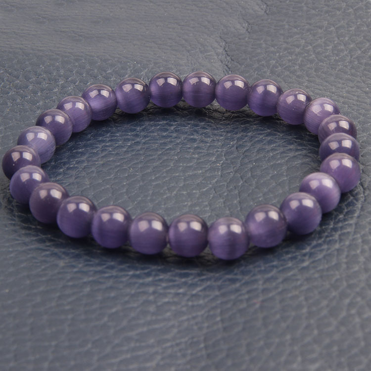 보라색 캣츠아이 스톤 12mm/약 17개 39g